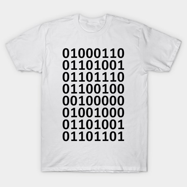 Secret Binary Code - Light T-Shirt by MaximumLimit